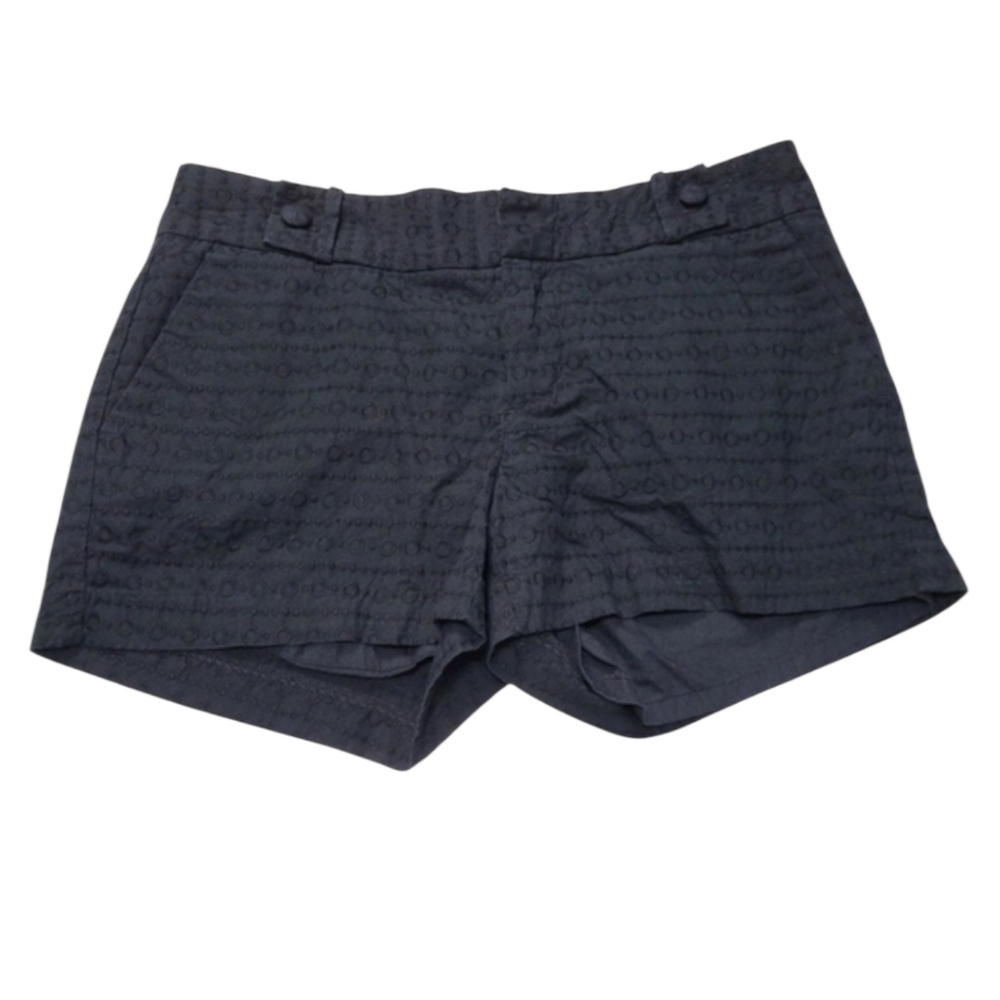 Banana Republic Factory Eyelet Shorts Size 6 Casual Chic Classic Polished